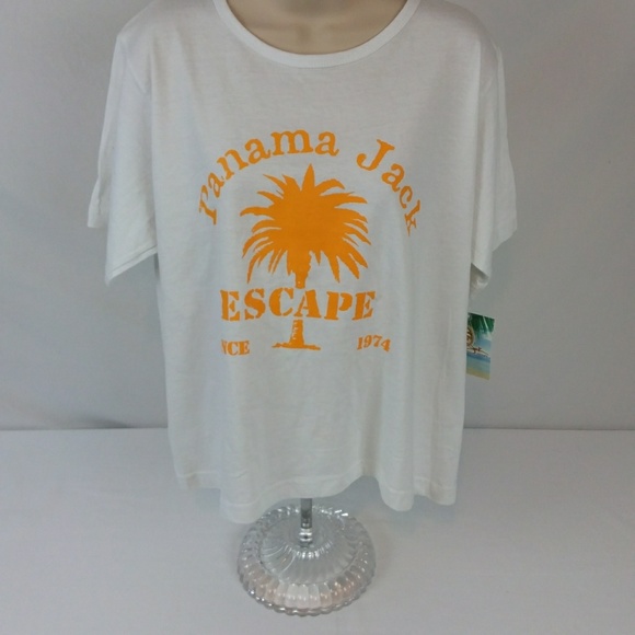 Panama Jack Tops - Panama Jack Women's Large Short Sleeve T-Shirt